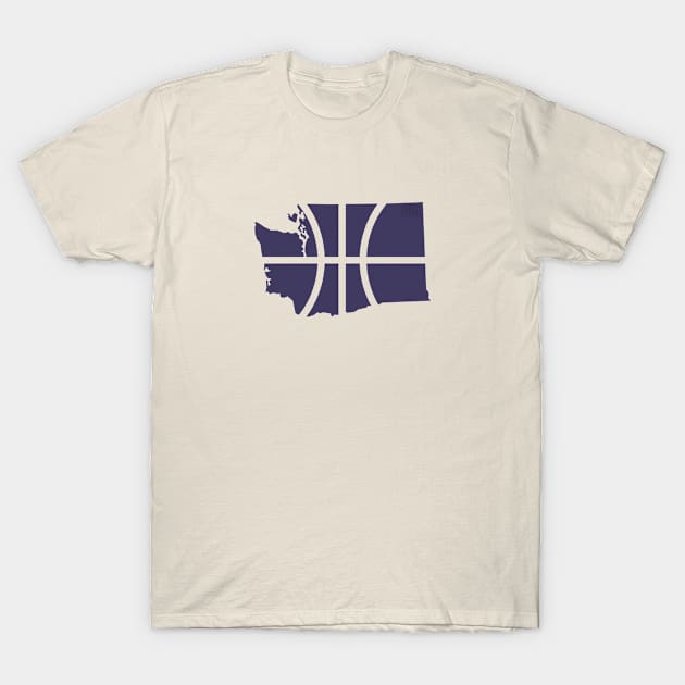 Washington Basketball T-Shirt by And1Designs